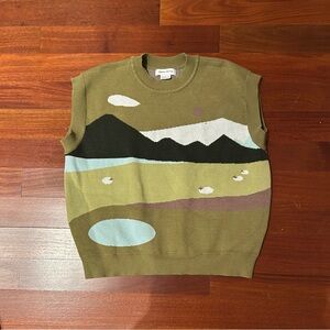 Acne Olive Scenic Crewneck Vest